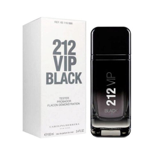 Tester Carolina Herrera - 212 VIP Black 100ml Tester - Image 1