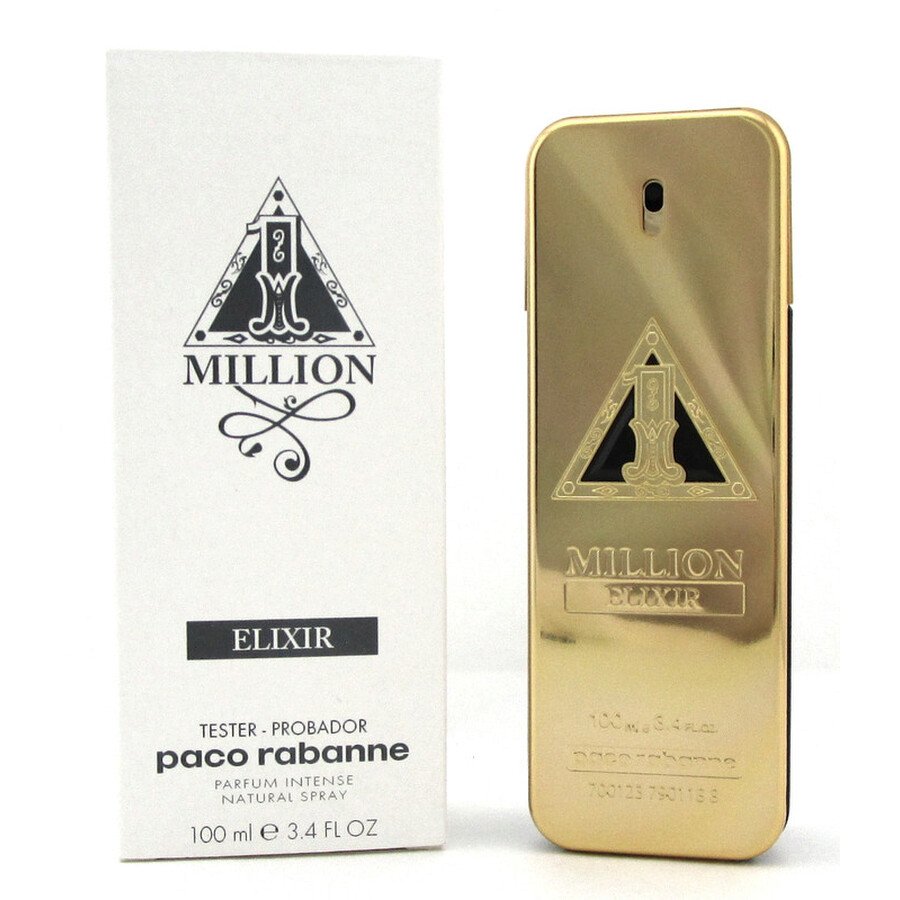 paco-rabanne-mens-one-million-elixir-parfume-intense-spray-338-oz-tester-fragrances-3349668600250_1 Rabanne -Million Elixir 100ml Tester - Image 1